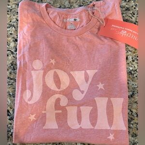 👑CROWNED Free “joy full” Tee